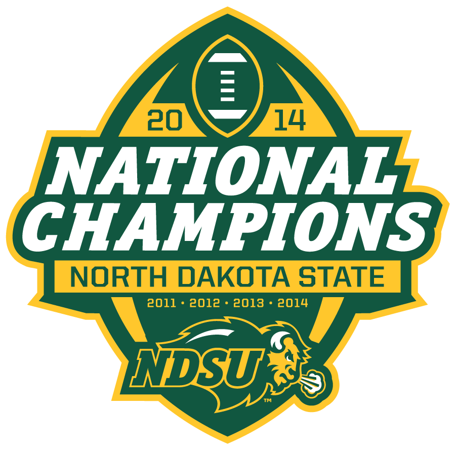 North Dakota State Bison 2014 Champion Logo iron on transfers for clothing